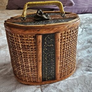 Vintage Wicker Cluch/Handbag